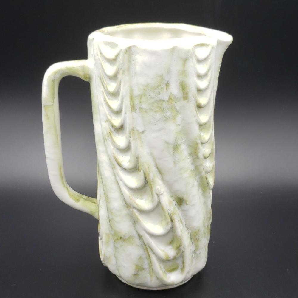 Inarco E3063 Green Faux Marble Pitcher Jug Creamer